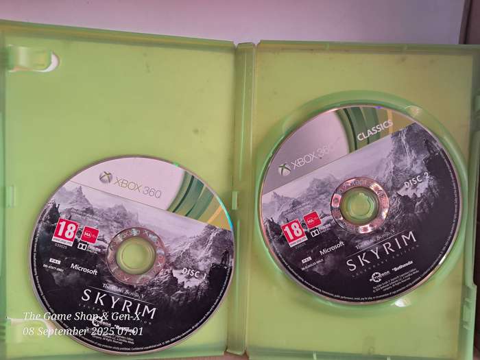 XBOX 360 ELDER SCROLLS V SKYRIM - LEGENDARY EDITION - NO MAP