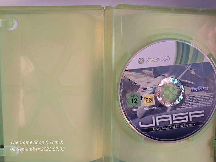 XBOX 360 JASF : JANE'S ADVANCED STRIKE FIGHTERS - NO MANUAL