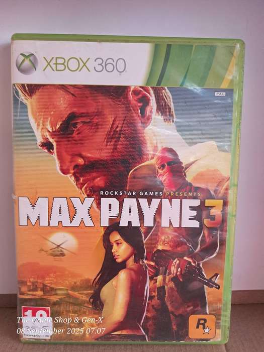 XBOX 360 MAX PAYNE 3 + MANUAL