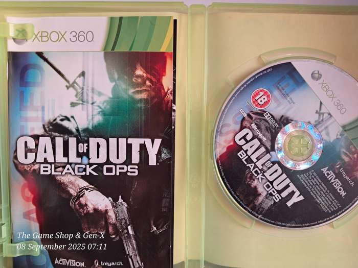 XBOX 360 CALL OF DUTY : BLACK OPS - CIB