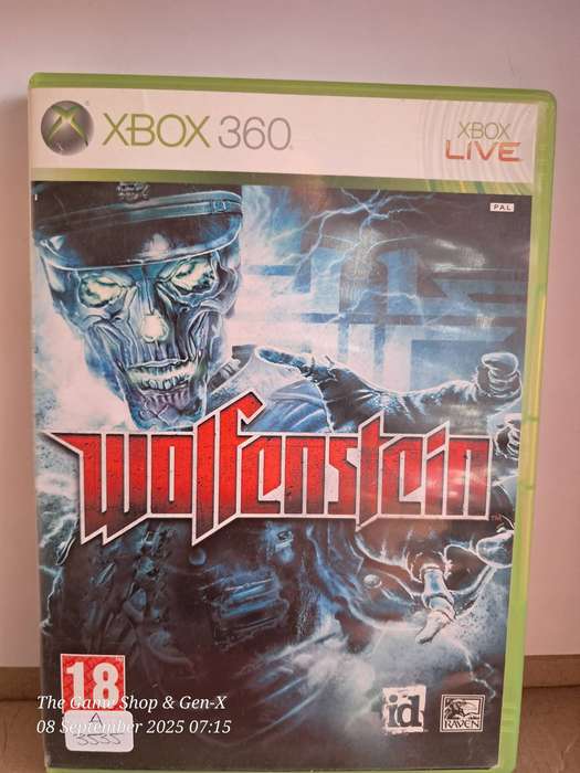 XBOX 360 WOLFENSTEIN - NO MANUAL