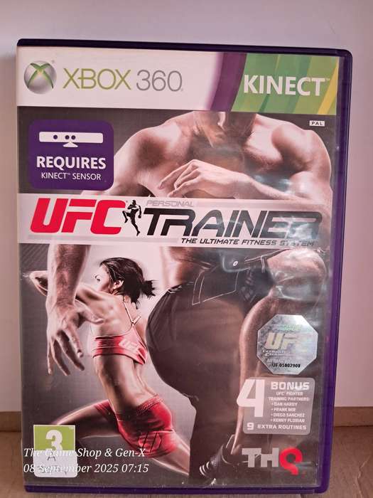 XBOX 360 UFC TRAINER + MANUAL