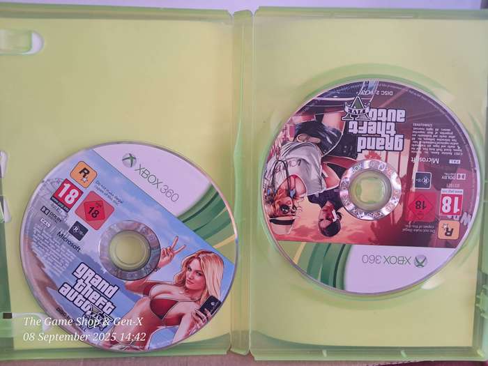 XBOX 360 GRAND THEFT AUTO 5 - NO MANUAL/MAP