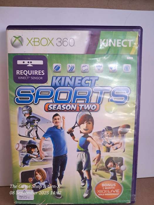 XBOX 360 KINECT SPORTS SEASON2 + MANUAL