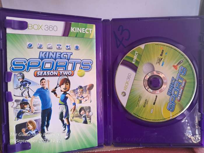XBOX 360 KINECT SPORTS SEASON2 + MANUAL
