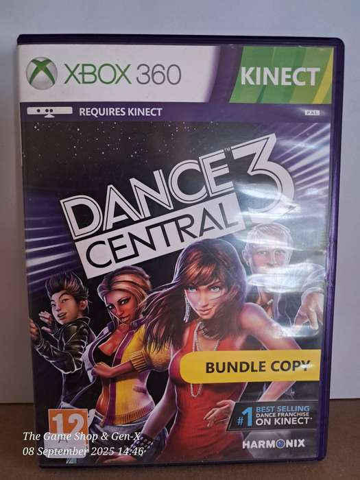 XBOX 360 DANCE CENTRAL 3 + MANUAL