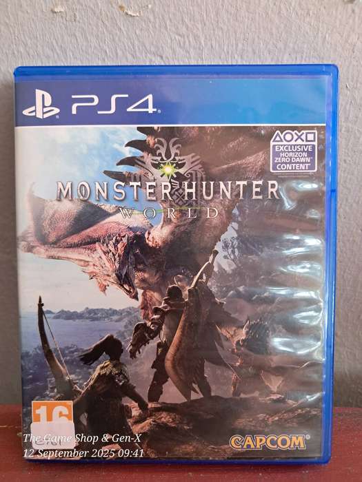 PS4 MONSTER HUNTER WORLD