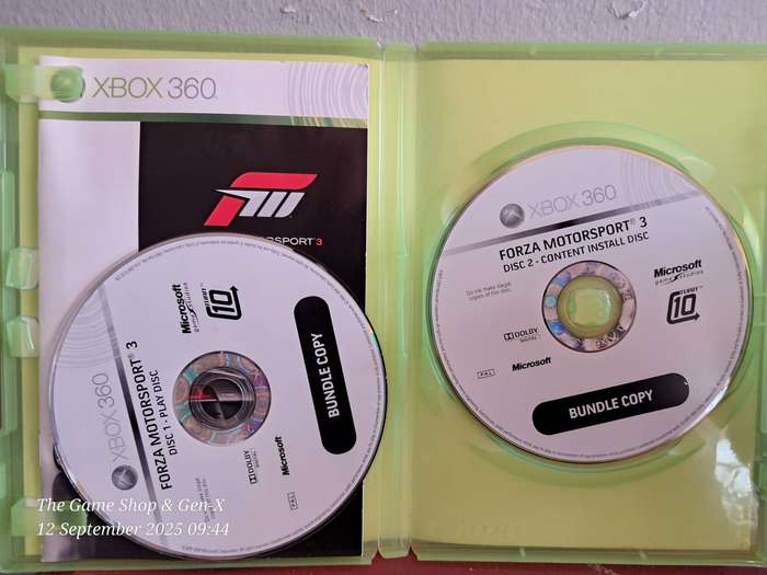 Xbox 360 Forza Motorsport 3 - (Bundle copy) + MANUAL