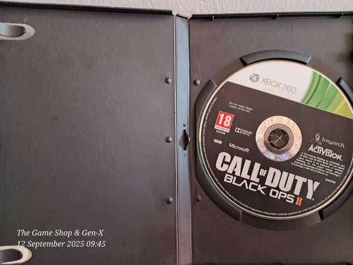 XBOX 360 CALL OF DUTY : BLACK OPS 2 - NO MANUAL (DAMAGED ARTWORK)