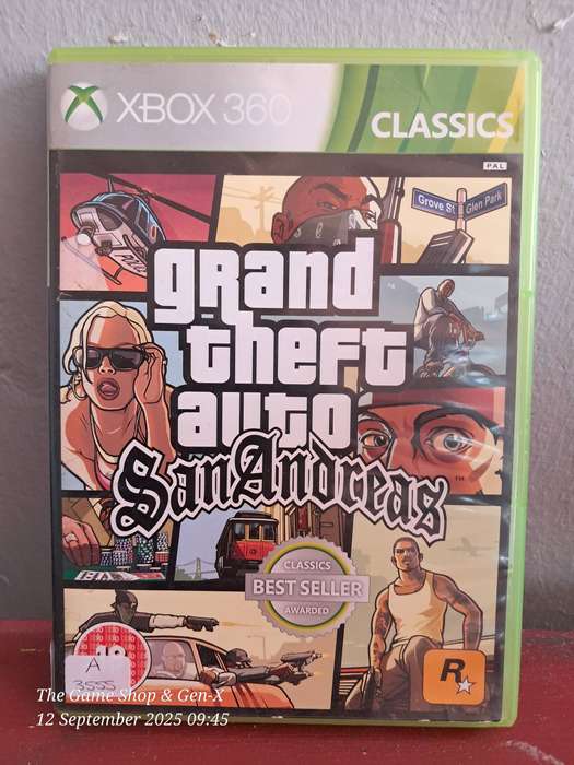 XBOX 360 GRAND THEFT AUTO : SAN ANDREAS - NO MAP
