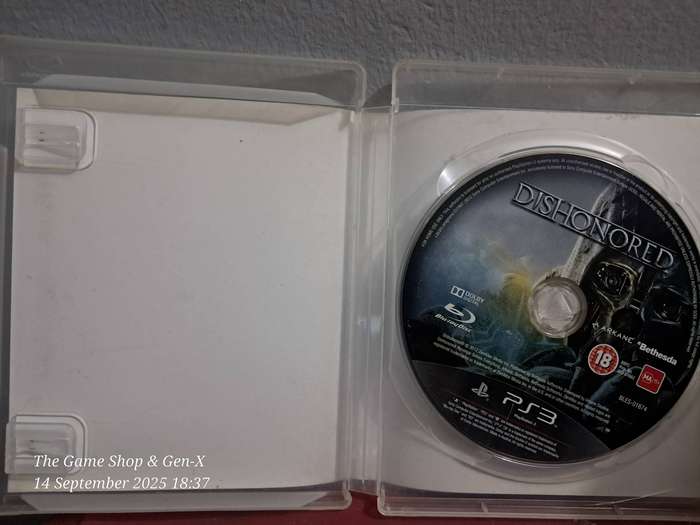 PS3 DISHONORED - NO MANUAL
