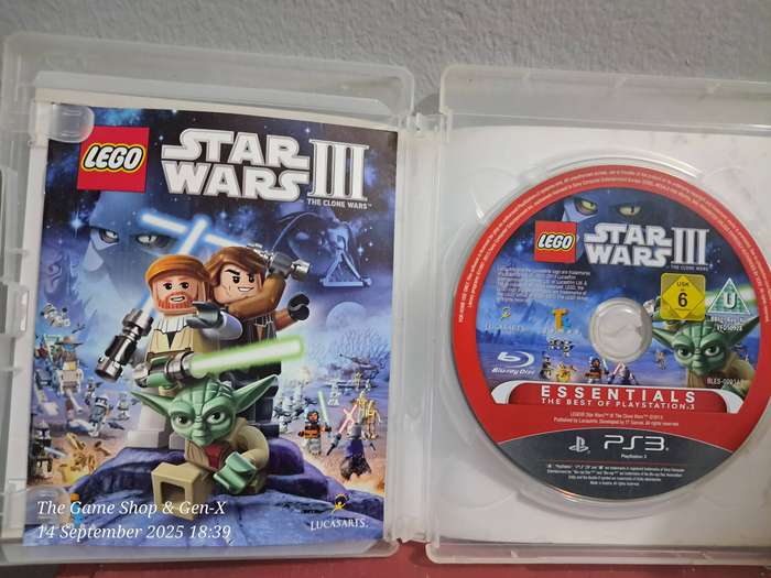 PS3 LEGO STAR WARS 3 : THE CLONE WARS (ESSENTIALS) - CIB