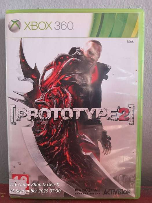 XBOX 360 PROTOTYPE 2 + MANUAL