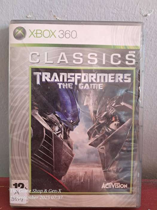 XBOX 360 TRANSFORMERS : THE GAME - NO MANUAL