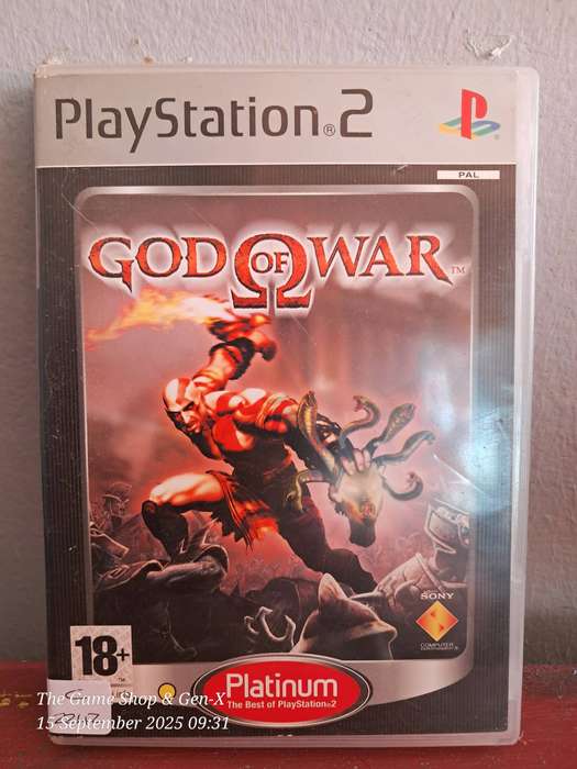 PS2 GOD OF WAR (PLATINUM) - NO MANUAL