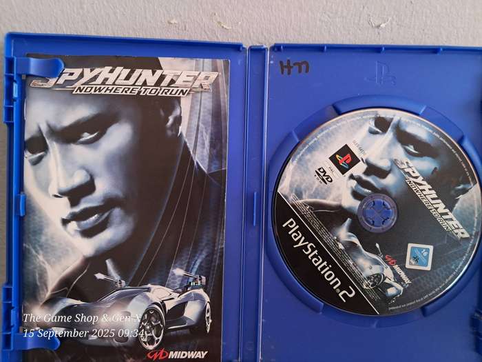 PS2 SPYHUNTER : NOWHERE TO RUN + MANUAL