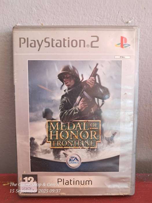 PS2 MEDAL OF HONOR : FRONTLINE (PLATINUM) - NO MANUAL