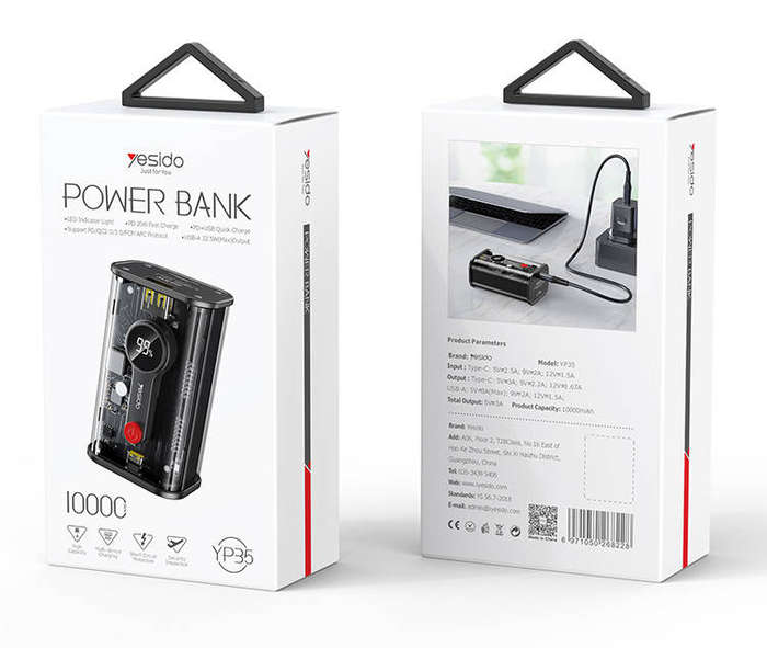 Yesido Power Bank 10000mAh YP35