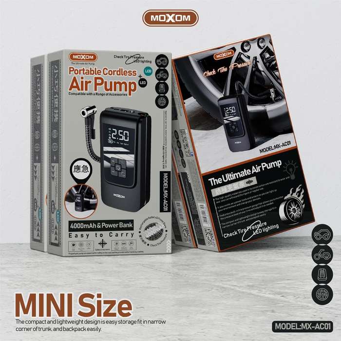 Moxom Portable Cordless Air Pump