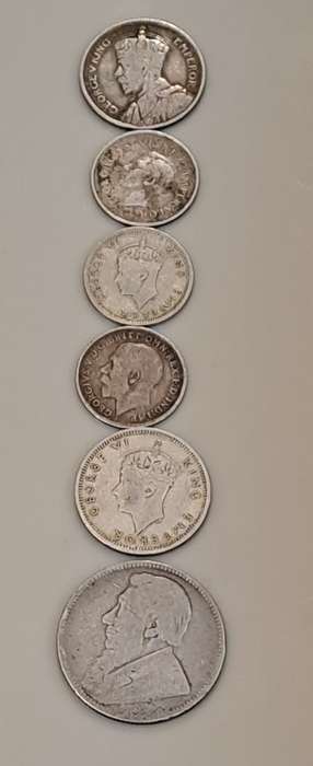 Siver coins x 6. Please see photo report.
