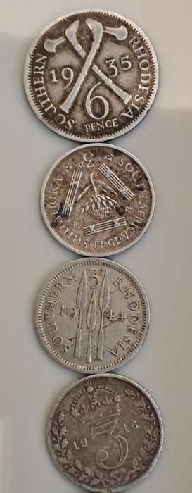 Siver coins x 6. Please see photo report.