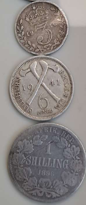 Siver coins x 6. Please see photo report.