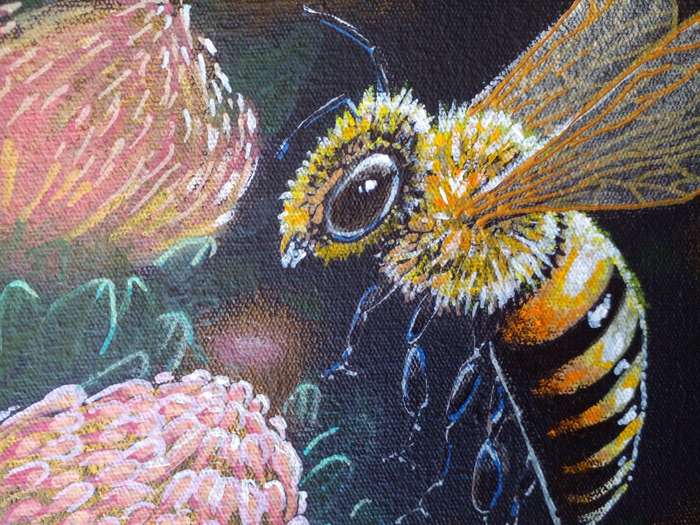 "Spring Buzz" Original Painting by South African Artist, Cherie Roe Dirksen