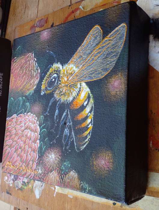 "Spring Buzz" Original Painting by South African Artist, Cherie Roe Dirksen