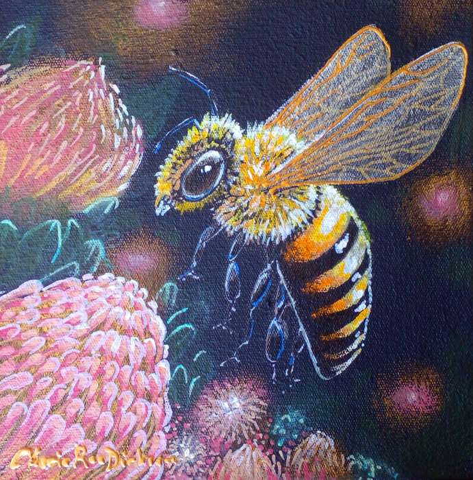 "Spring Buzz" Original Painting by South African Artist, Cherie Roe Dirksen