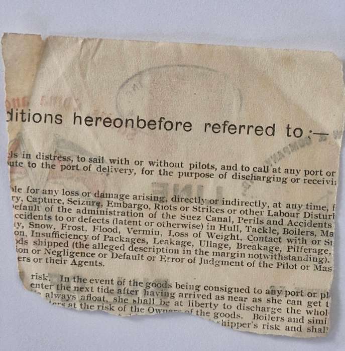 Interesting 1919 Manila Phillipines Island 10c Documentary Revenue stamp on piece