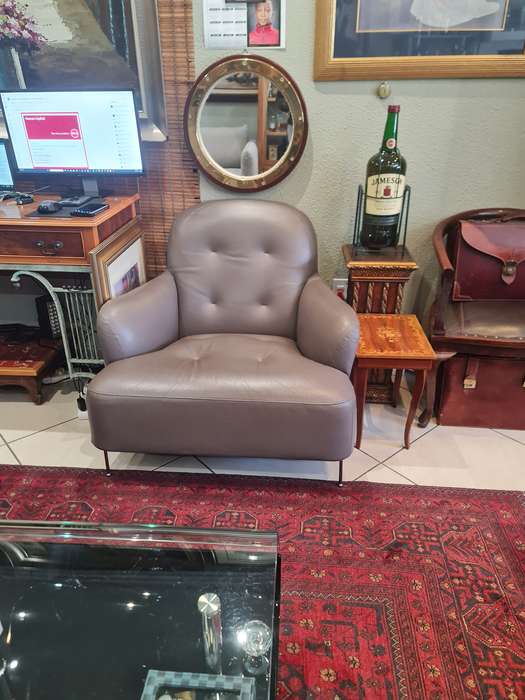Ligne-Roset Okura Vintage Leather Armchair