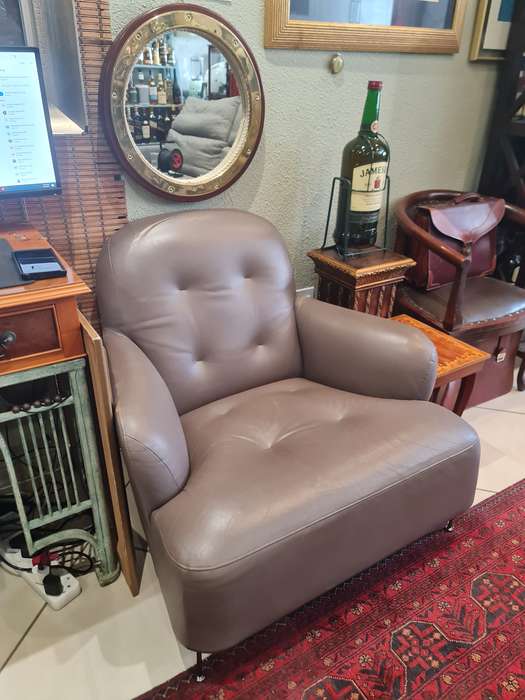 Ligne-Roset Okura Vintage Leather Armchair