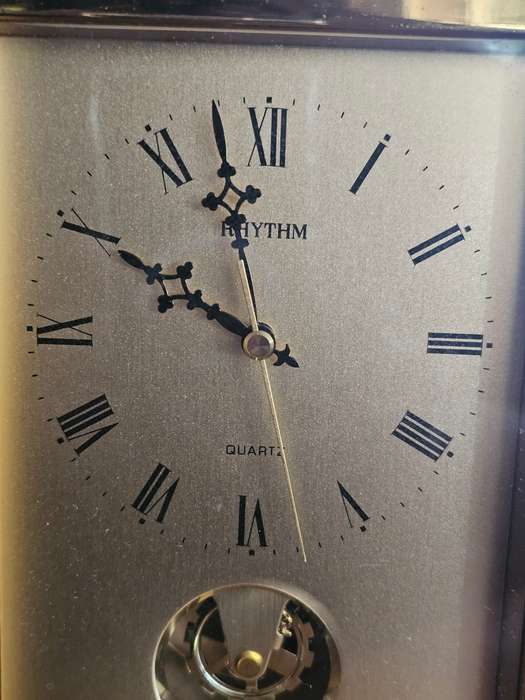 Vintage 1980s Japanese Rhythm Quartz Mantel Clock