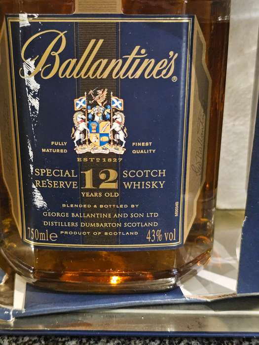 Ballantines 12 Years Old Gold Seal Whisky