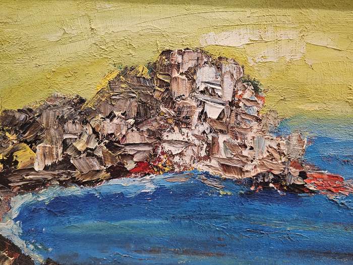 Original Oil on Board Painting By Cassari Dated 1989