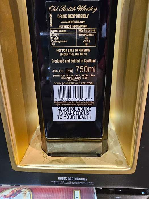 Johnnie Walker Black 12 year 100th Anniversary Edition Whisky
