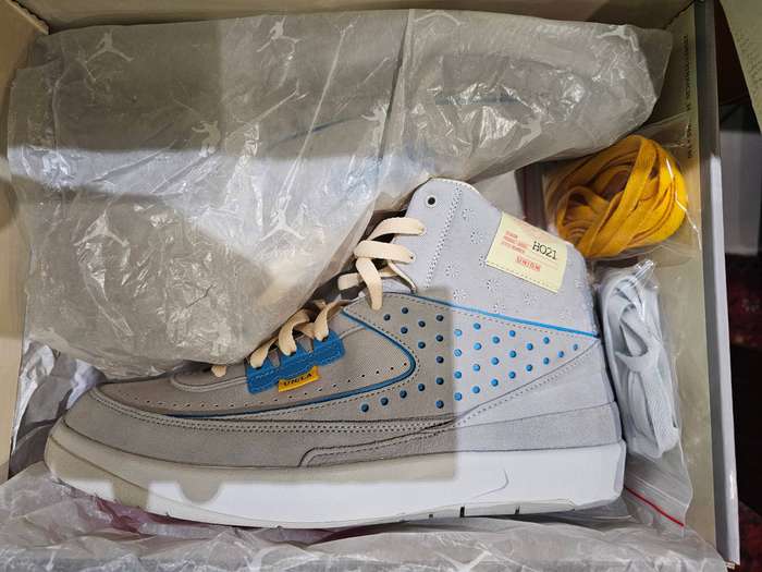 Air Jordan 2 UNION LA Grey Fog Sneakers