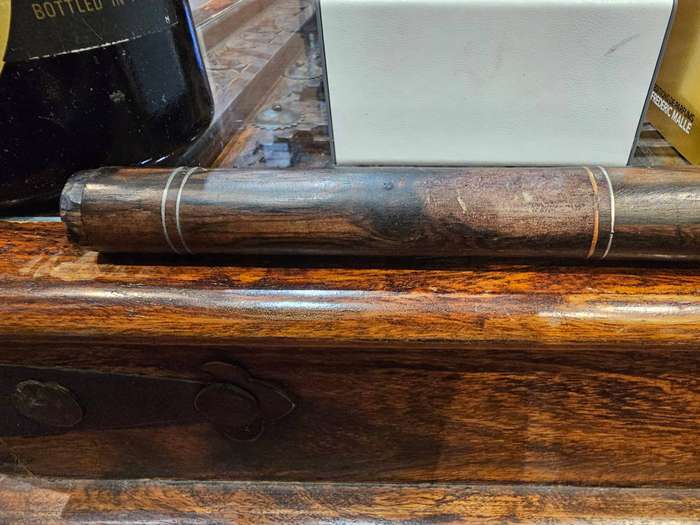 Vintage African Maasai Tribe Dagger Knife Handmade With Carved Wooden Handle