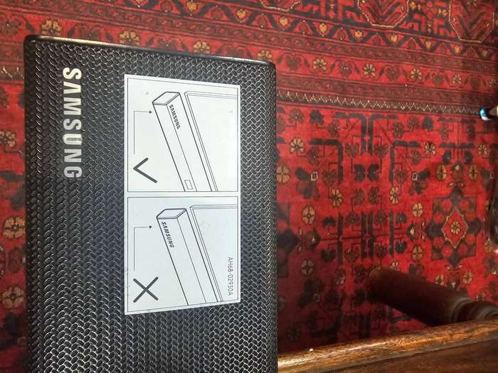 Samsung HW-M550 3.1 Wireless Soundbar and Samsung PS-WA67B Wireless Subwoofer