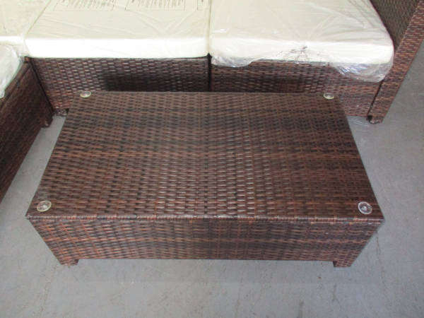 L Shape Patio Outdoor Set and Table