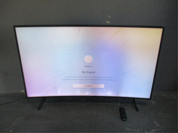 Samsung 55RU7300 55" Curved Smart LED HDR UHD 4k TV and Samsung Soundbar and Subwoofer