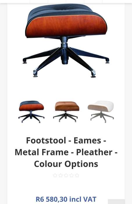 Eames Style Stool/Ottoman