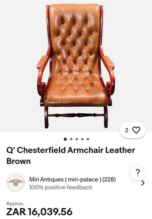 Chesterfield Leather Armchair