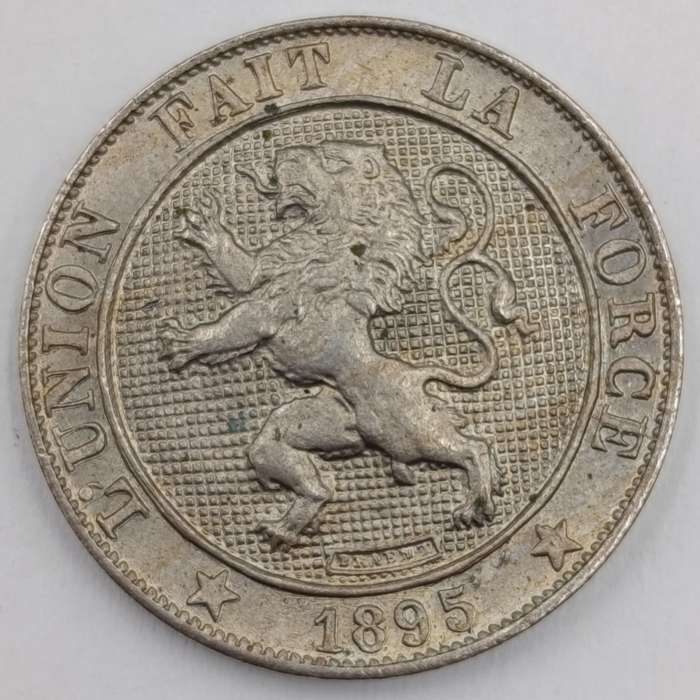 1895 Belgium 5 Centimes