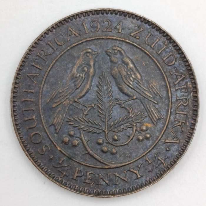South Africa 1924 Farthing AU