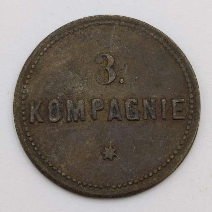 South West Africa 3 Kompagnie 1 mark token