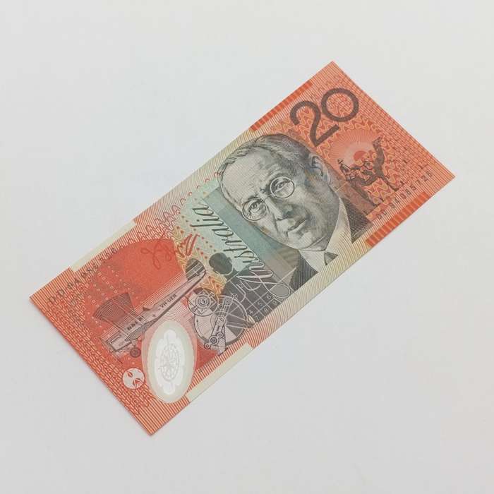 Australia $20 Fraser Evans uncirculated  banknote