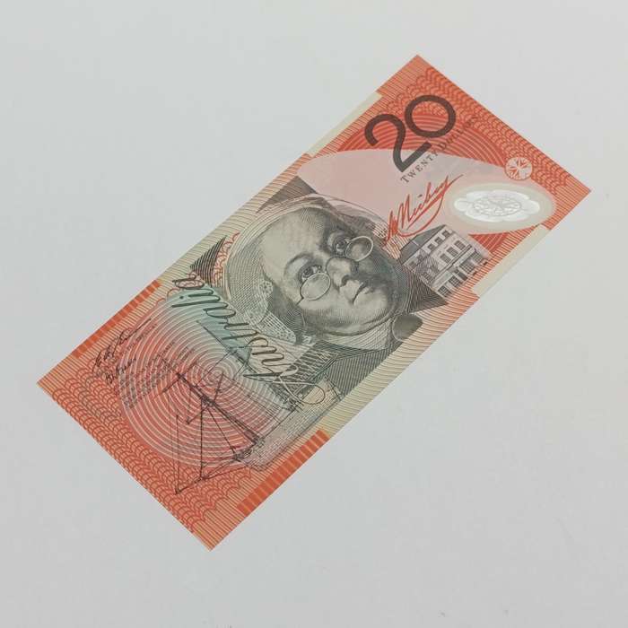 Australia $20 Fraser Evans uncirculated  banknote