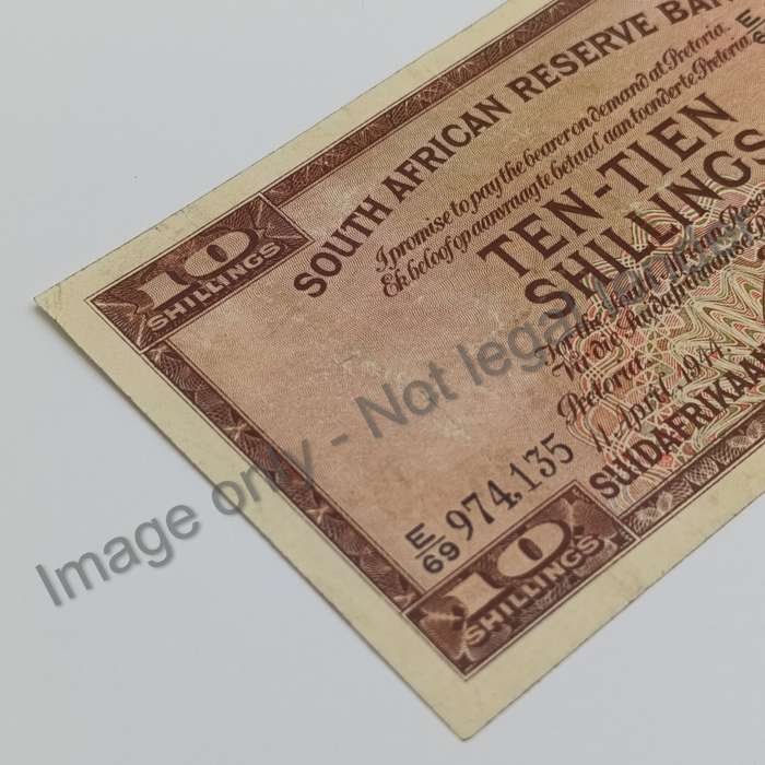 Postmus Banknotes 10 Shilling only issue 1944 uncirculated