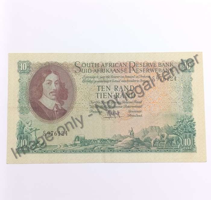 MH De Kock Banknote Ten Rand only issue EF+